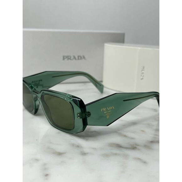 NEW Prada PR17WS Symbole Sunglasses in Sage Green - Picture 4 of 8